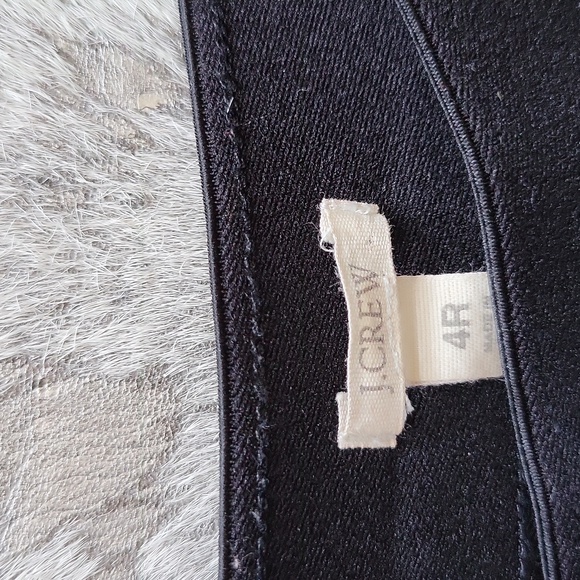 J. Crew Pixie Black High Rise Skinny Pants Sz - Picture 6 of 9
